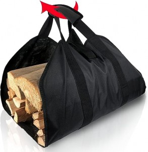 Heavy Duty Wood Carrying Bag for Fireplaces