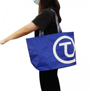 Large Reusable Laminated Non Woven Tote Gift Bags Shopping Bag with Logo