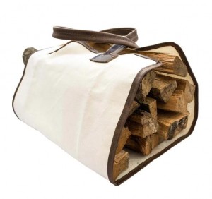 Large Canvas Firewood Carrier firewood bag