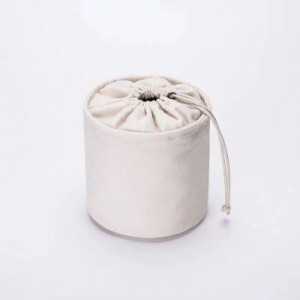 Ladies Cotton Drawstring Cosmetic Bag