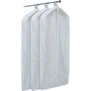 White 100% Cotton Fabric Garment Bags