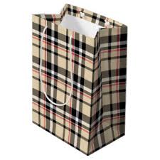 Kraft Square Bottom Paper Gift Bags with Handles