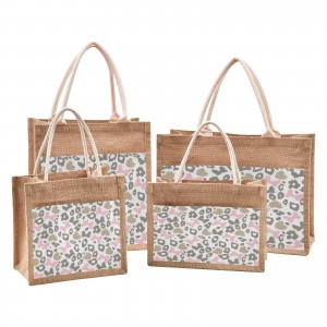 Wholesale Gift Sublimation Jute Tote Bag for Women