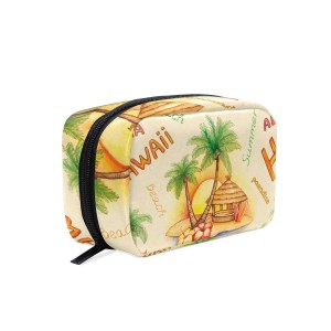 Personalized Hawaii Tropical Makeup Bags