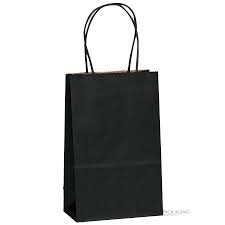 Wholesale Small Black Paper Bags