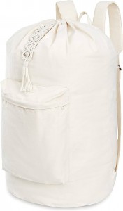 Natural Cotton Canvas Laundry Bag for Hotel