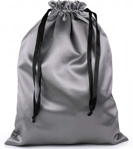 Luxury Silk Drawstring Bag