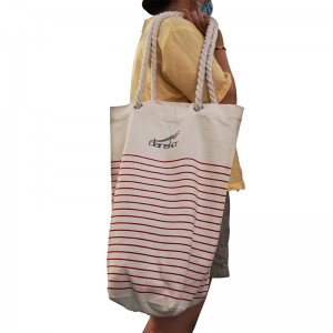 Custom Design Printed Promotional Canvas Shopping Tote Bag