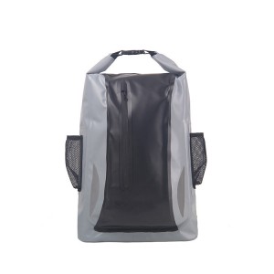 Custom Logo 420d TPU Black Backpack Dry Bags