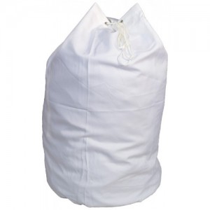 Eco Friendly Reusable 100% Cotton Recycled Drawstring Laundry Bag