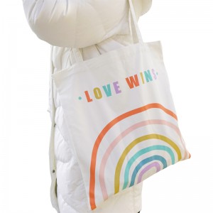 Large Plain Reusable Organic Shopping Tote Bag