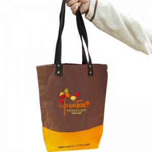Square Jumbo Canvas Cloth Packaging Tote Bag