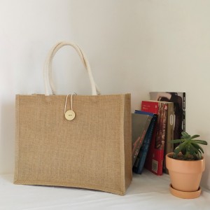 Jute Burlap Tote Bag Gift for Sale