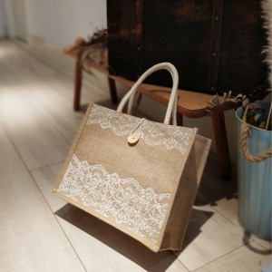 Customisable Shopping Jute Canvas Tote Bag
