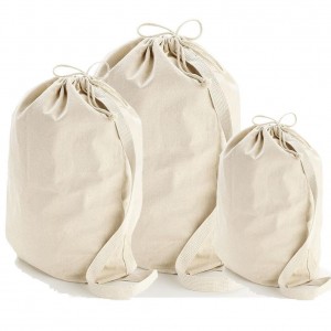 High Quality Cotton Drawstring Bag for Laundry