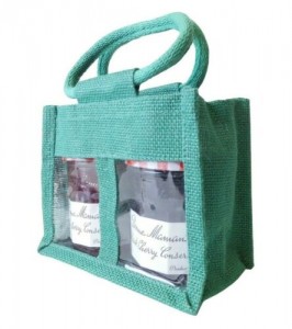 Durable Hot Sell Jute Bag with Window