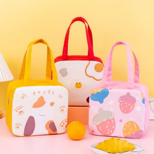 Multifunctional Kawaii Lunch Bag Tote for Office