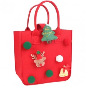 Felt Christmas Candy Tote Shopping Bag
