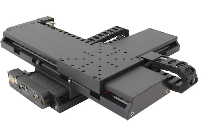 High-performance XY stage with linear servo motors