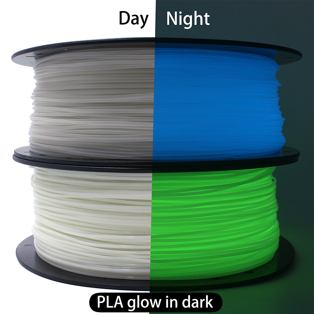 CCTREE 3D Printer Luminous ST-PLA PLA Glow in Dark Blue Filament  1KG Weight 3D Printing Materials 1.75MM/2.85MM