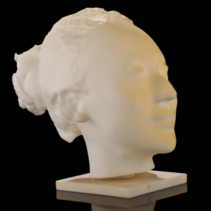 3D Printing resin sculpture head