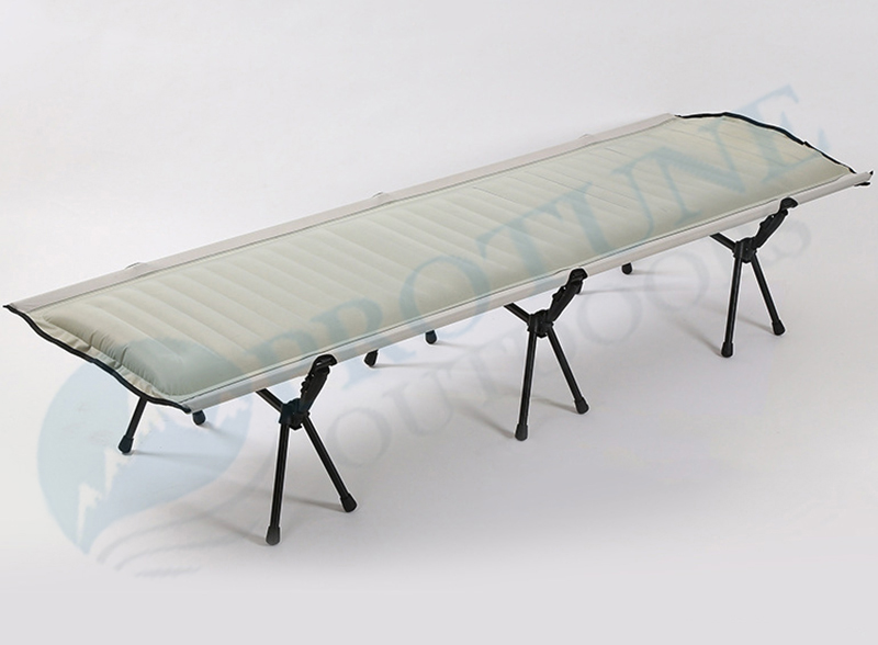 Protune outdoor air inflatable cot bed with TPU coating
