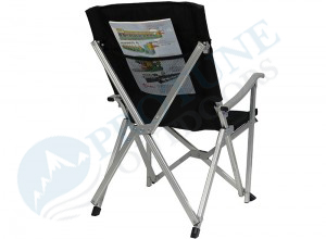 Protune Aluminum folding chair with handrest
