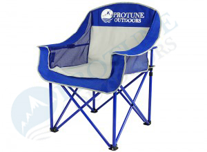 Protune oversize camping folding chair with handrest