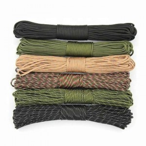 Other camping & hiking products nylon paracord 7 strands 550 paracord climbing rope
