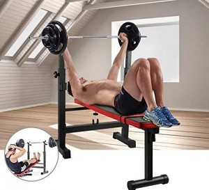 Adjustable gym incline bench presss equipment dumbbell storage bench with rack and bench press