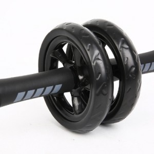 Kabugaran Home Gym Latihan Ab Wheel Roller Core Workout Palatih Beuteung pikeun Latihan Kakuatan Beuteung & Inti