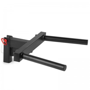 Y dip bar attachment for power rack cage strength training rack