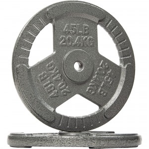 Tri-Grip Cast Iron Plate Weight Plate for Strength Training