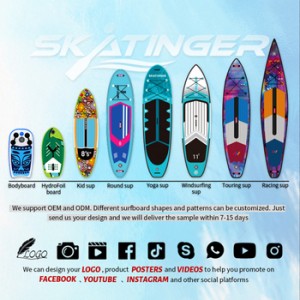 water sport surfboards inflatable SUP for dropshipping