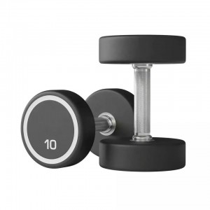 PRXKB Fitness Commercial Round PU Urethane Dumbbell