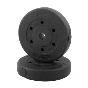 I-Adjustable Plastic Cement Dumbbell Weight Plates I-Barbell Sand Egcwele I-Weight Plate