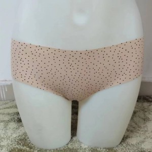 Brown With Black Dots Sexy Lace Panty