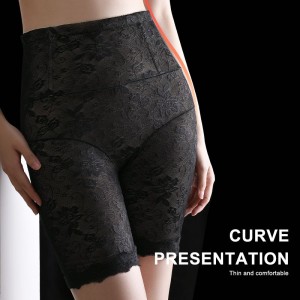Women’s body shaping clothes with tight waistband and lace shaped pants