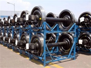 Wheel set with strong bearing capacity and good wear resistance