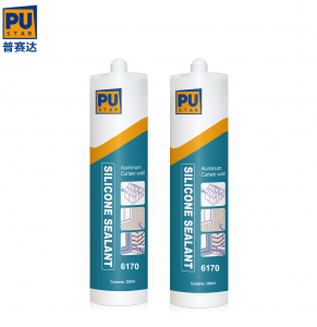 Neutral Transparent Silicone Glass Adhesive 6170