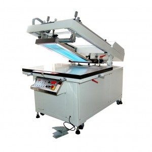 New Fashion Design for 6 Color Screen Printing Machine - SS6090 flat screen printer with slanting arms – PSI