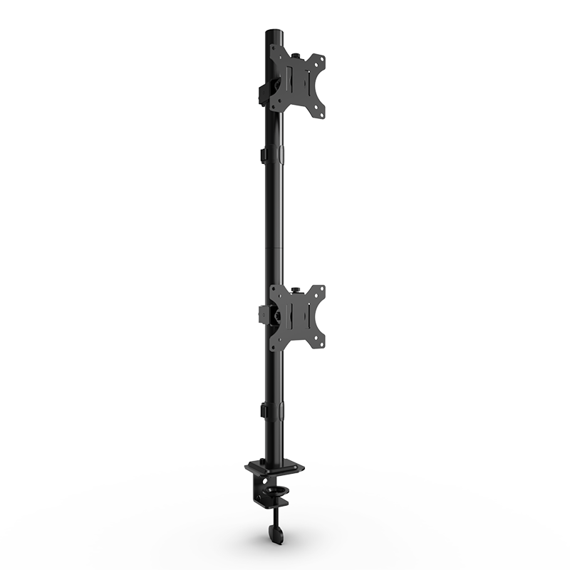 Dual Vertical Monitor Mount for 17 to 32 Inch Screens