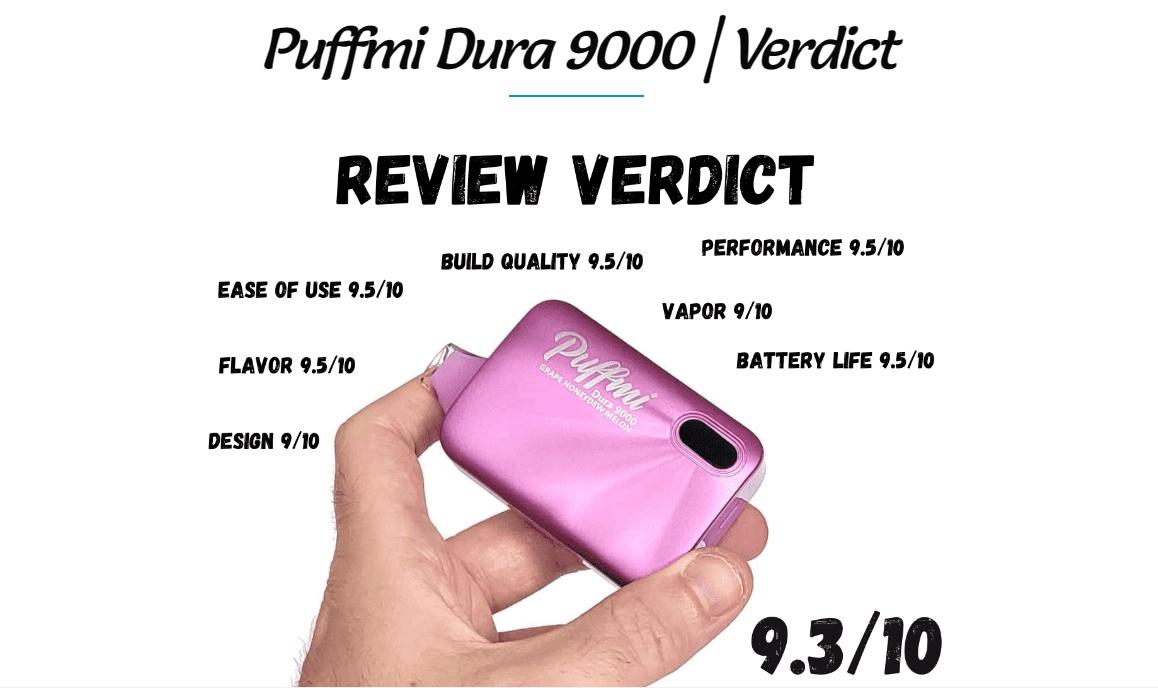 DURA 9000 Receives Glowing Vape Reviews