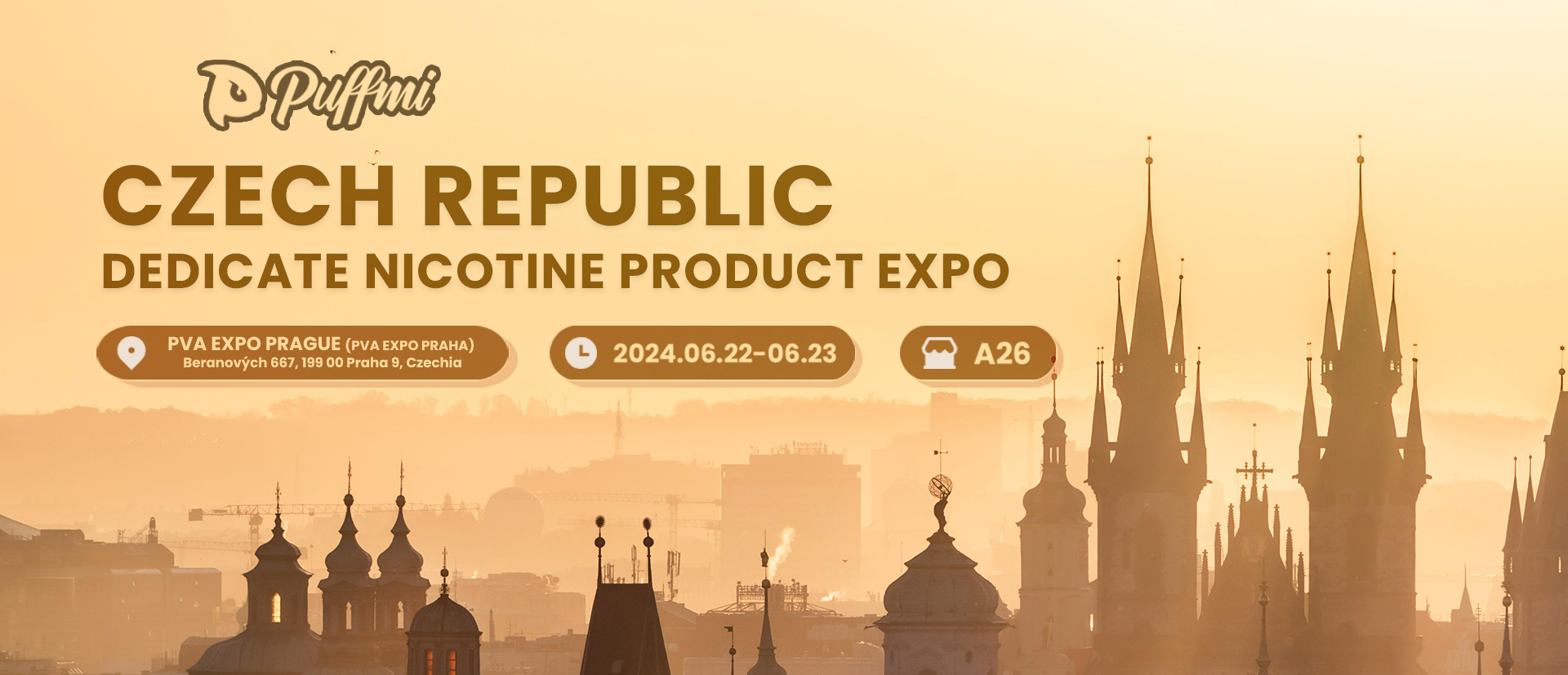 Puffmi to Showcase at the Dedicate Nicotine Product EXPO in Czech Republic!