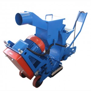 Concrete road surface cleaning shot blasting machine