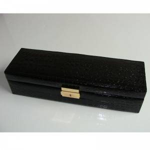 Good quality Luxury Display Watch Case – 6 Slot PU Leather Watch Box Organizer – King Lion