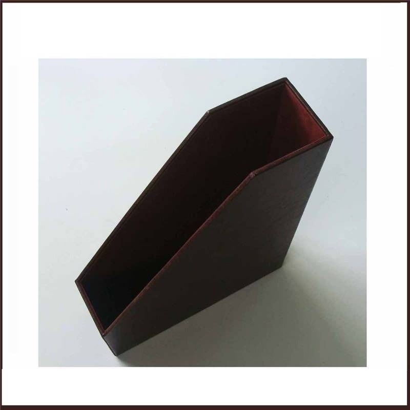 Black Leather Desk Pad - Dark Brown Pu Leather Document  Rack – King Lion