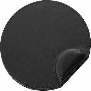 100% Original Public Office Desk Accessories - Fuax Leather Office Mouse Pad Black Color – King Lion