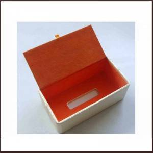 Reliable Supplier Pu Note Box Sticky - White Bright Pu Leather Tissue Box Wholesale – King Lion
