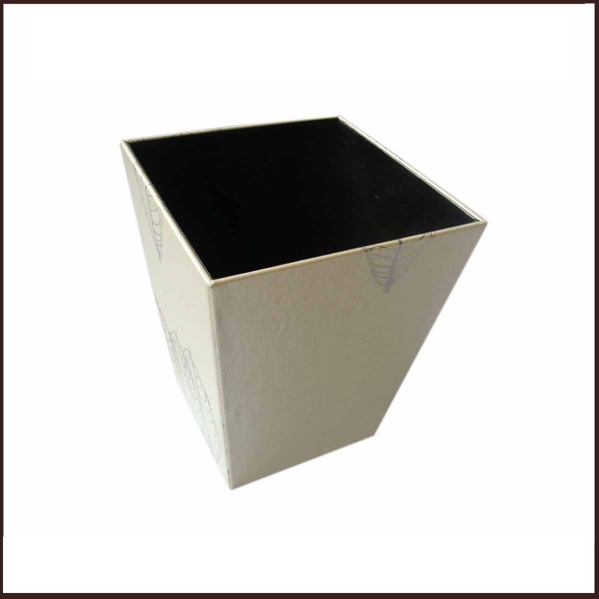 OEM Manufacturer Pu Valet Storage Tray - Leather Waste Paper Bin – Made In China – Shenzhen – King Lion